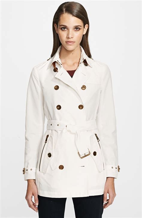 burberry brit brooksby double breasted trench coat|burberry shell trench coat.